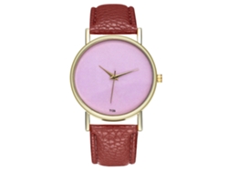 Reloj De Pulsera De Cuarzo Para Mujer Zhoulianfa, Estilo Moderno, Para Estudiantes, Color Marrón T126-a