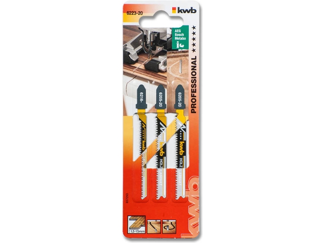 Set de 3 Hojas para Sierra de Calar KWB 622320