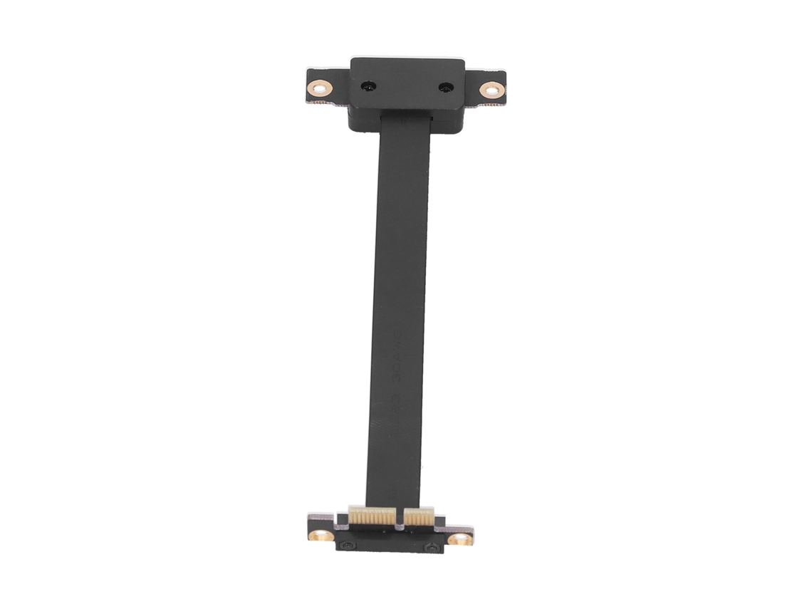 Cable De Extensión Pcie 1x Dual Vertical 90° Adaptador De Red Con Led 15cm
