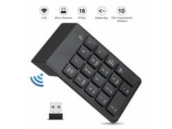 Teclado numérico USB inalámbrico para portátiles y PC de escritorio. Everley891