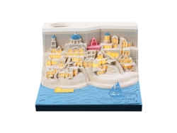 Bloc de notas Eifson Santorini con luces 3D