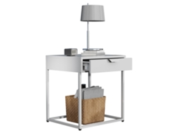 Soporte para mesita de noche móvil Dimensiones aproximadas Vcm Blanco (l)