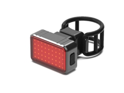 Luces de bicicleta COB 28LED 100 lúmenes IPX8 Delanteras/Traseras Negras Yizhood