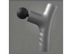 Pistola de masaje muscular Mdug, masajeador de cuello y espalda, 4 niveles ajustables, 4 C
