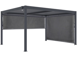 Pérgola Bioclimática Con 2 Toldos De Aluminio "windsor" - 3 X 4 M - Gris