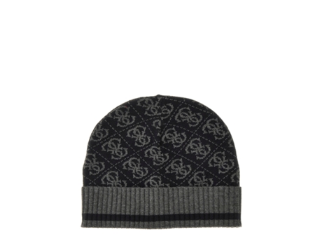 Gorro de Hombre GUESS De Vezzola Punto Negro (L)