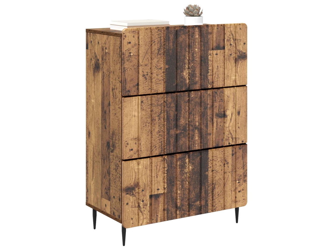 Maison Exclusive - Cajonera Madera Envejecida 66 X 34,5 X 92 Cm