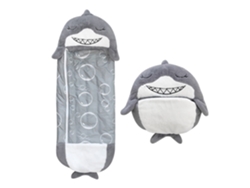 Saco De Dormir Convertible En Almohada, Para Niños, Tiburón. Tacto Peluche. Pequeño / S 135x50cm.