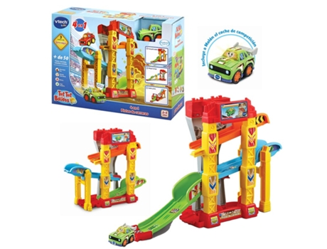 Pista VTECH de Carreras Tut Tut Bolidos 4 En 1 (Edad Mínima Recomendada: 1 año)