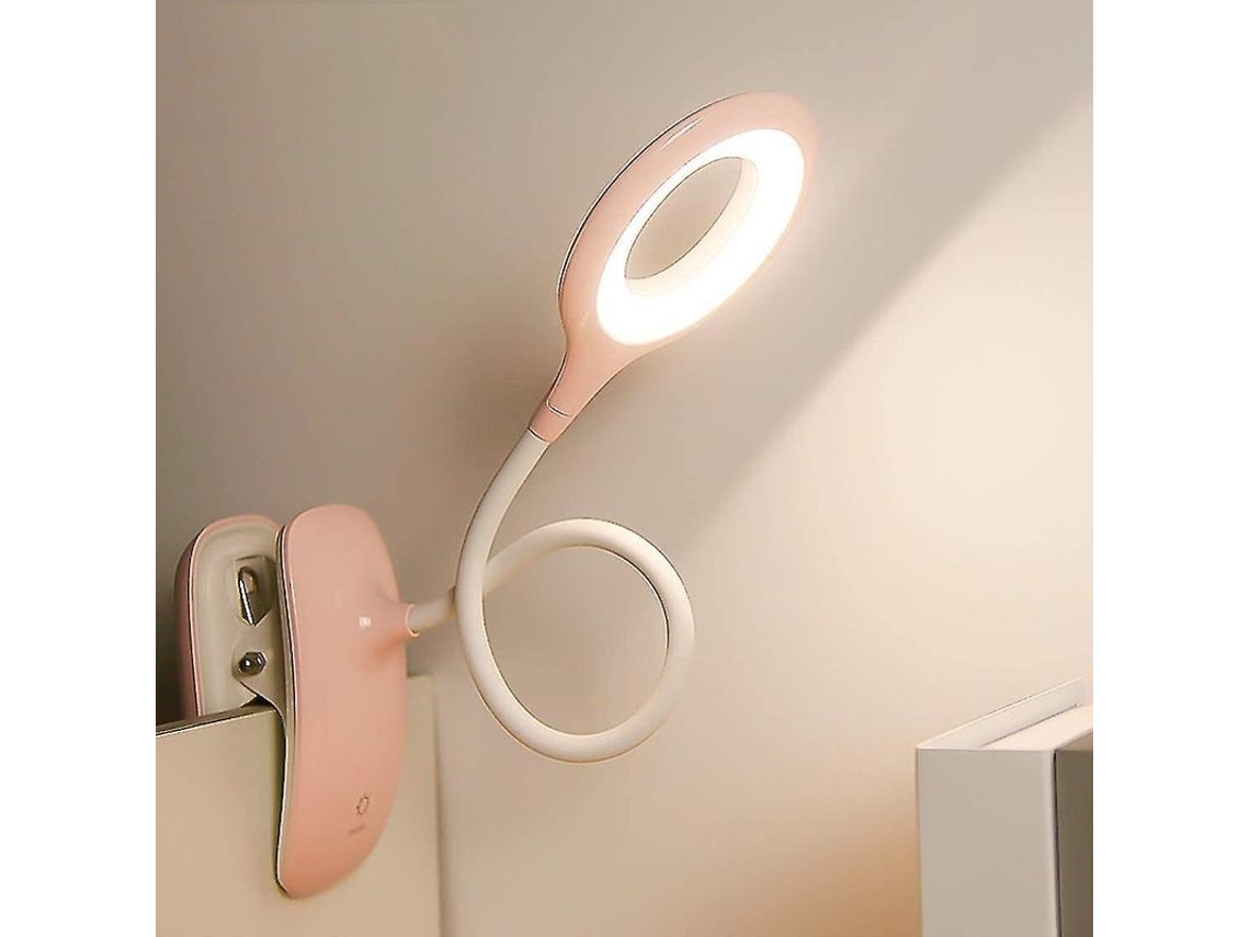 Fasst-lámpara De Lectura Clip-on Led Regulable Con Protección Ocular Para Mesa