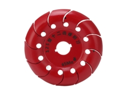 Disco De Esmeril Angular 90mm 12 Dentes Para Carving E Polimento Em Madeira - Madeira