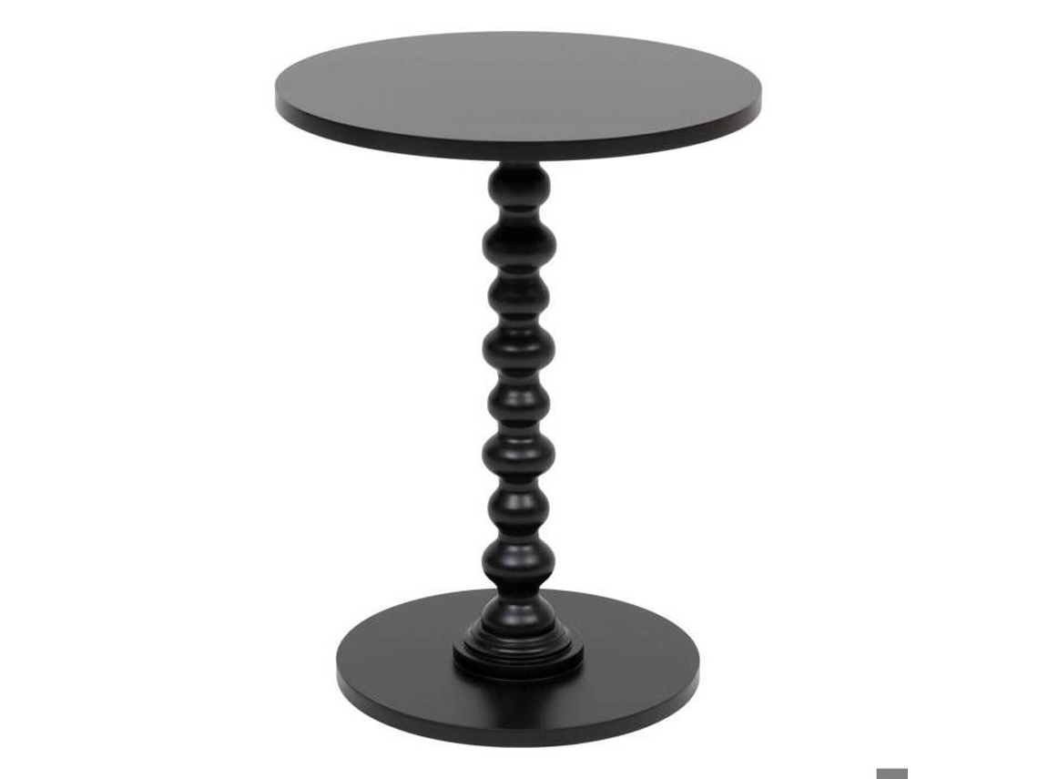 Mesa auxiliar Alix negra 50x38x38cm Atmosphera Interior Designer Black