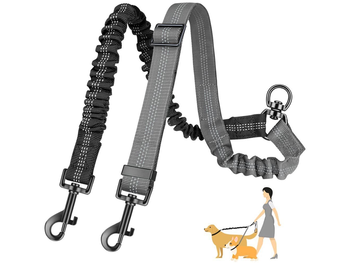Collar Para Mascotas A Prueba De Explosiones, Retráctil Automático, Con Diseño De Eslabón Doble - Gris