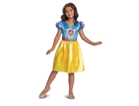 Disfraz de Niña LIRAGRAM ESPAÑA Princesa Blanca De Nieve Basic Plus (7 - 8 años)