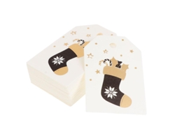 100 Piezas Etiqueta De Regalo De Navidad