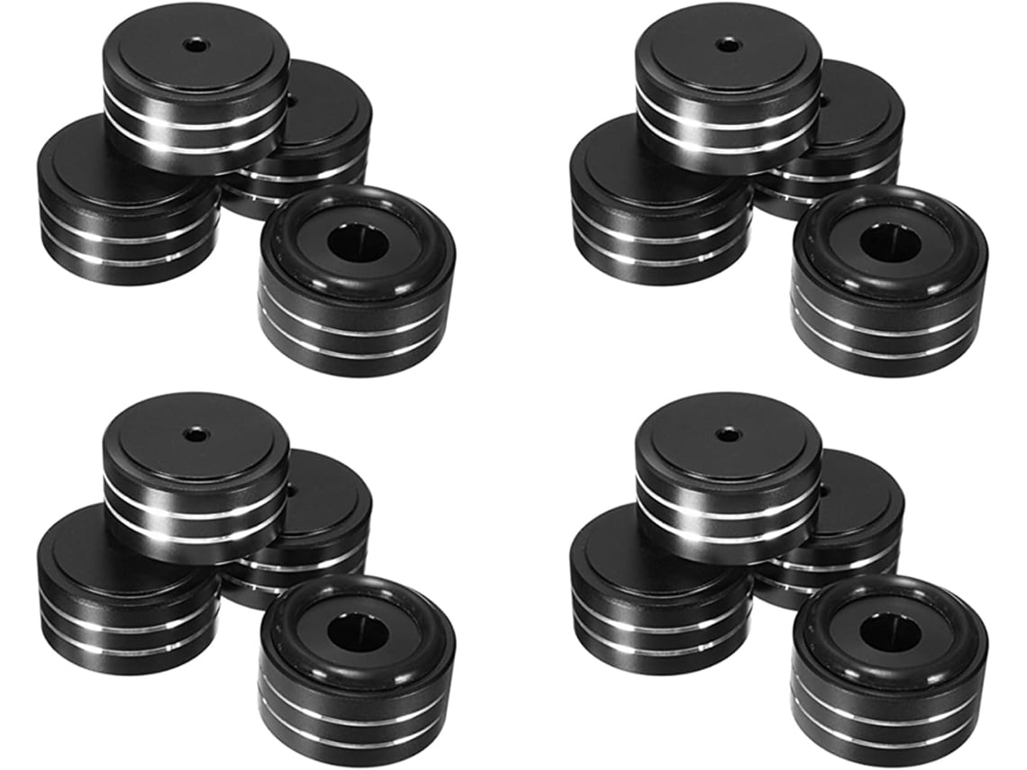 16 Soportes De Aluminio De 40 X 20 Mm Para Altavoces De Amplificadores Hifi