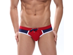 Bañador Tipo Slip Para Hombre Con Bolsa, Perneras Ligeramente Más Largas, Secado Rápido, Ideal Para Deportes Acuáticos Y Salidas A La Playa.