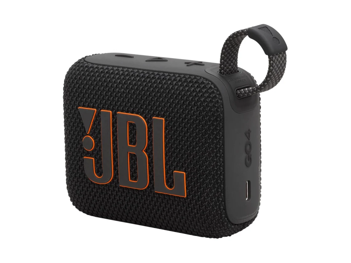 Altavoz Bluetooth JBL GO 4 (7 W - Autonomía: 7 horas - Negro)