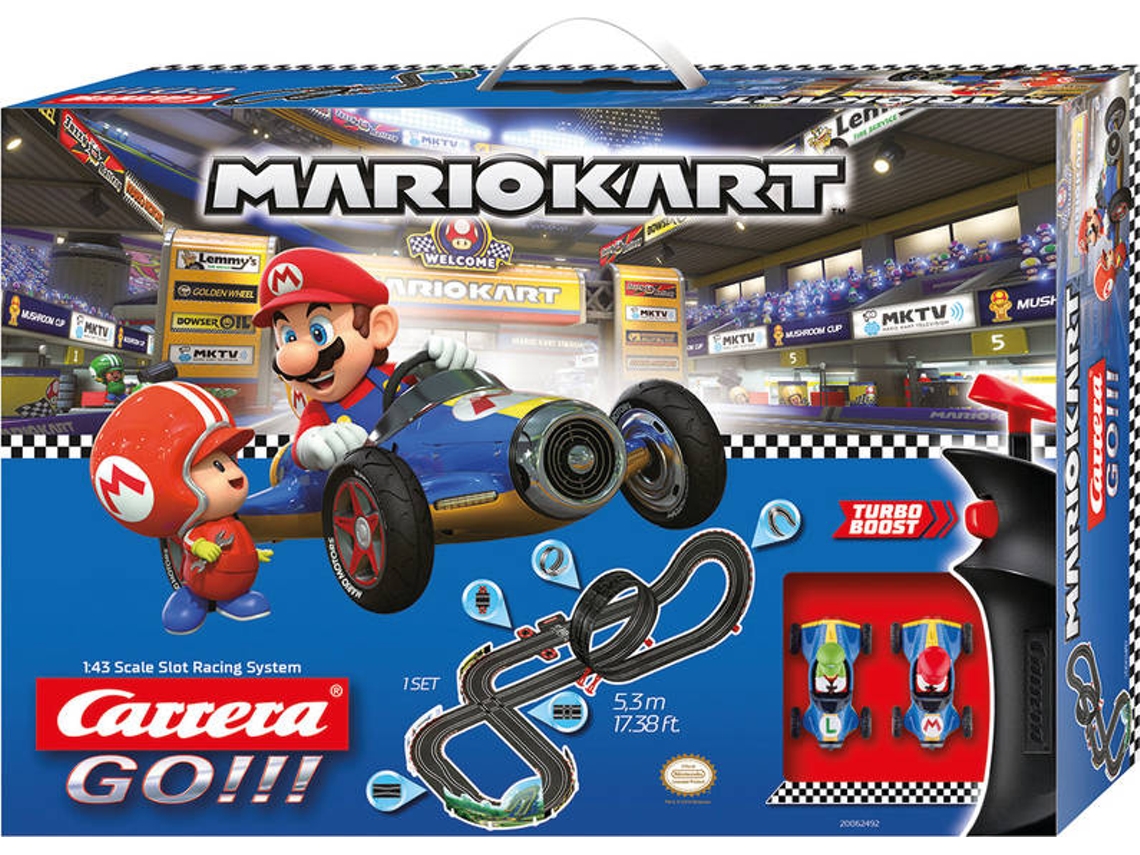 Pista CARRERA Nintendo Mario Kart 8 (Mario y Luigi - 5,3 m)