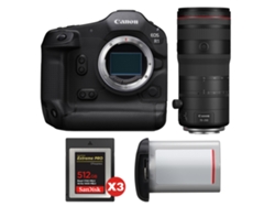 Canon Eos R1 + Rf 70-200mm F/2.8 L Is Usm Z Negro + 3 Sandisk 512gb Extreme Pro Cfexpress Type B + Canon Lp-e19 + Ebook Pricedirect