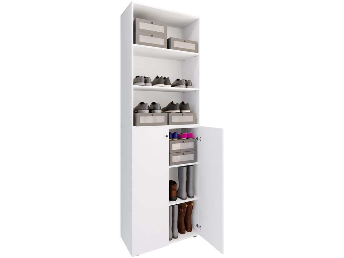 Zapatero Grande En Madera Xl Lona 6 Vcm