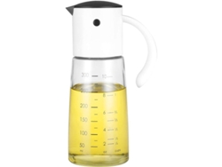 2026-39869-dispensador De Aceite Y Vinagre Sin Goteo Con Boca Automática 300ml Material Alimentario Diseño Elegante Color Blanco