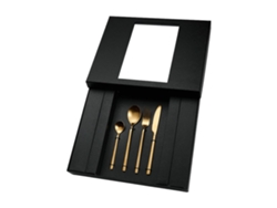 Conjunto De Cubiertos De Acero Inoxidable De 24 Piezas Cubiertos Multiusos Para Casa Y Cocina Gusshious Oro