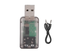 Adaptador De Audio Inalámbrico Bluetooth 5.0 2 En 1: Transmisor Y Receptor Para Altavoces De Coche Con Entrada Aux.