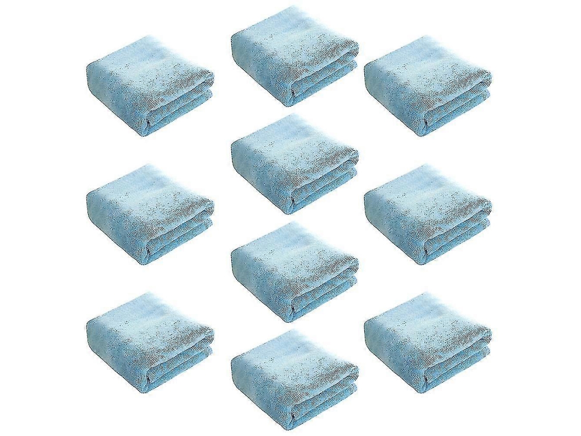 Toallas de peluquería (paquete de 10) de secado rápido para cabello, manos y rostro, para usar en casa, salón, spa y barbería - Rosewell