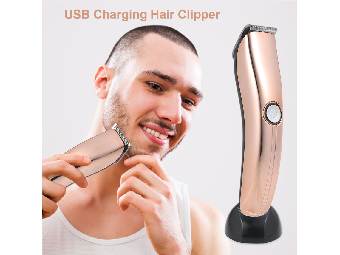 2026-kit De Cortador De Cabelo Usb Com Pentes 3/6/9/12mm, Modelo De Barba, Delantal E Suporte