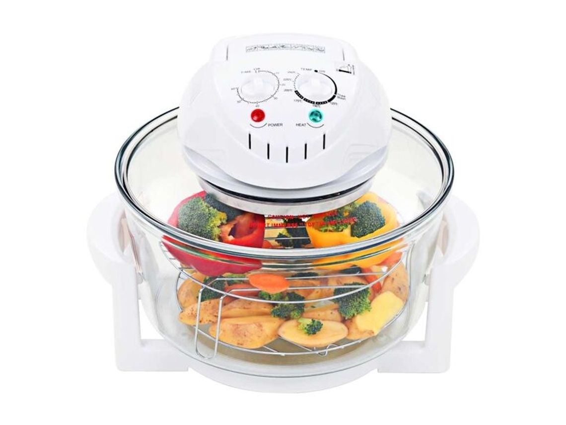 Horno de convección halógeno Vidaxl con anillo de expansión 1400 W 17 L Jortmrd