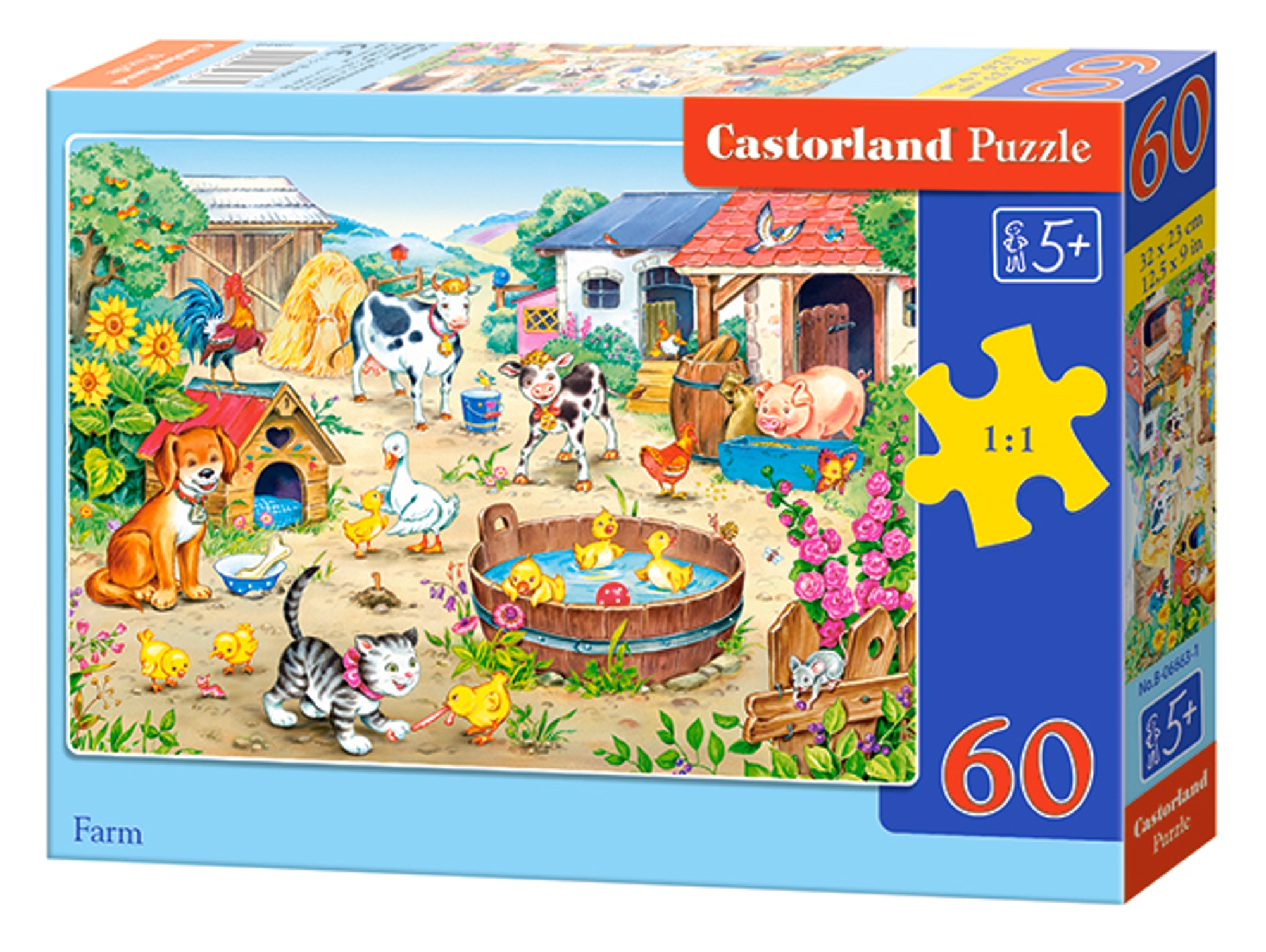 Puzzle CASTORLAND Farm (60 Piezas)