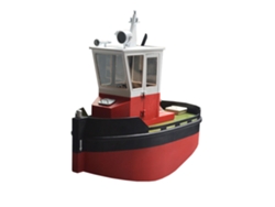 Blancotony Ray Aero Model 1/18 Mini Little Otter Tug Boat Rc Ship Diy Kit Sin Ensamblar Con Motor Esc Servo Micro Toys