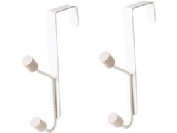 Ganchos Metal Colgar Puerta, 2 Piezas, Diseño Sin Rastro,