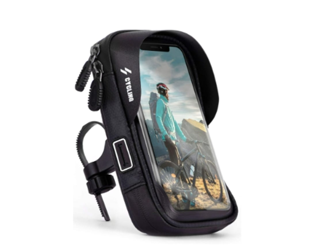 Bolsa impermeable para manillar de bicicleta compatible con todos los modelos OnePlus. Soporte giratorio de 360° para teléfono móvil. USHION