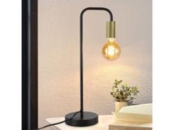 Lámpara de mesa Nettlife negra E27