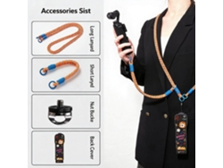 Funda Protectora Trasera Para Dji Osmo Pocket 3 + Cables De Seguridad Largos Y Cortos Henten Home