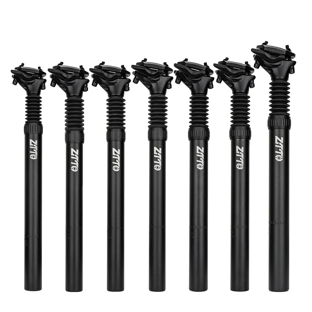 Tija telescópica Ztto MTB de 25,4" y 31,6 mm con amortiguador de 350 mm