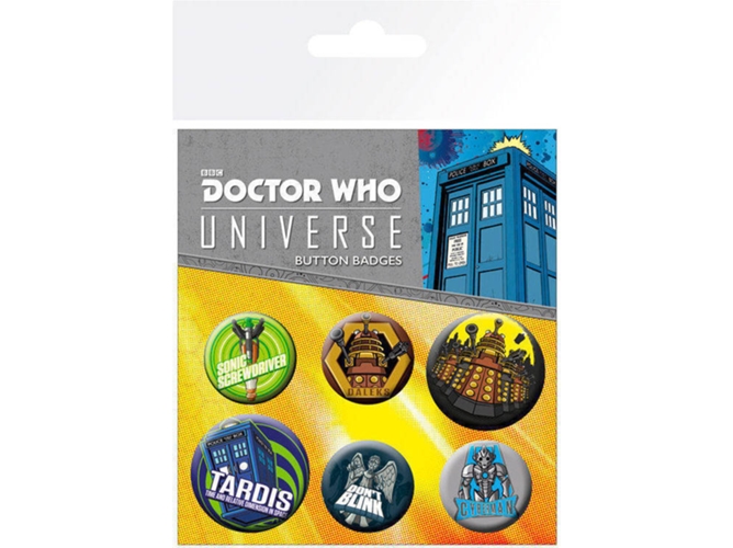 Chapas GB EYE Alien Adventures Doctor Who