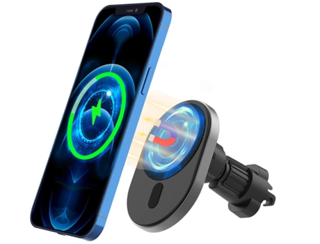 Cargador Carro Sem Mag Safe para iPhone 12 Pro Max YIZHOOD Negro