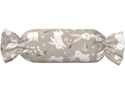 Almohada Cilíndrica Forma Conejito Felpa Poliéster Espuma Viscoelástica Resistentes Ajustable Fácil Soporte