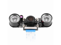 Módulo De Cámara (ángulo Amplio Ojo De Pez Con Luz De Relleno) Para Raspberry Pi 3/2/b