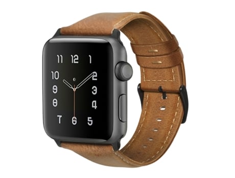 Correa de reloj inteligente para Apple Watch Series 7 41 mm / 6 y SE y 5 y 4 40 mm / 3 y 2 y 1 Correa de cuero genuino con cera de aceite de 38 mm ...