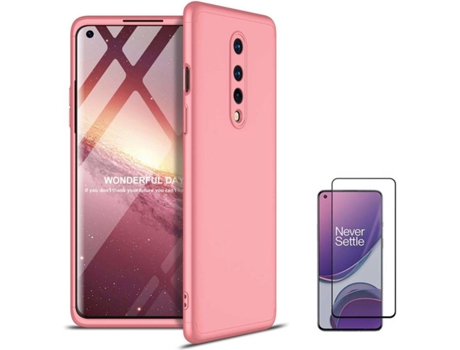 Funda y Protector para OnePlus 8T PHONESHIELD Slim Armor 360º Rosa