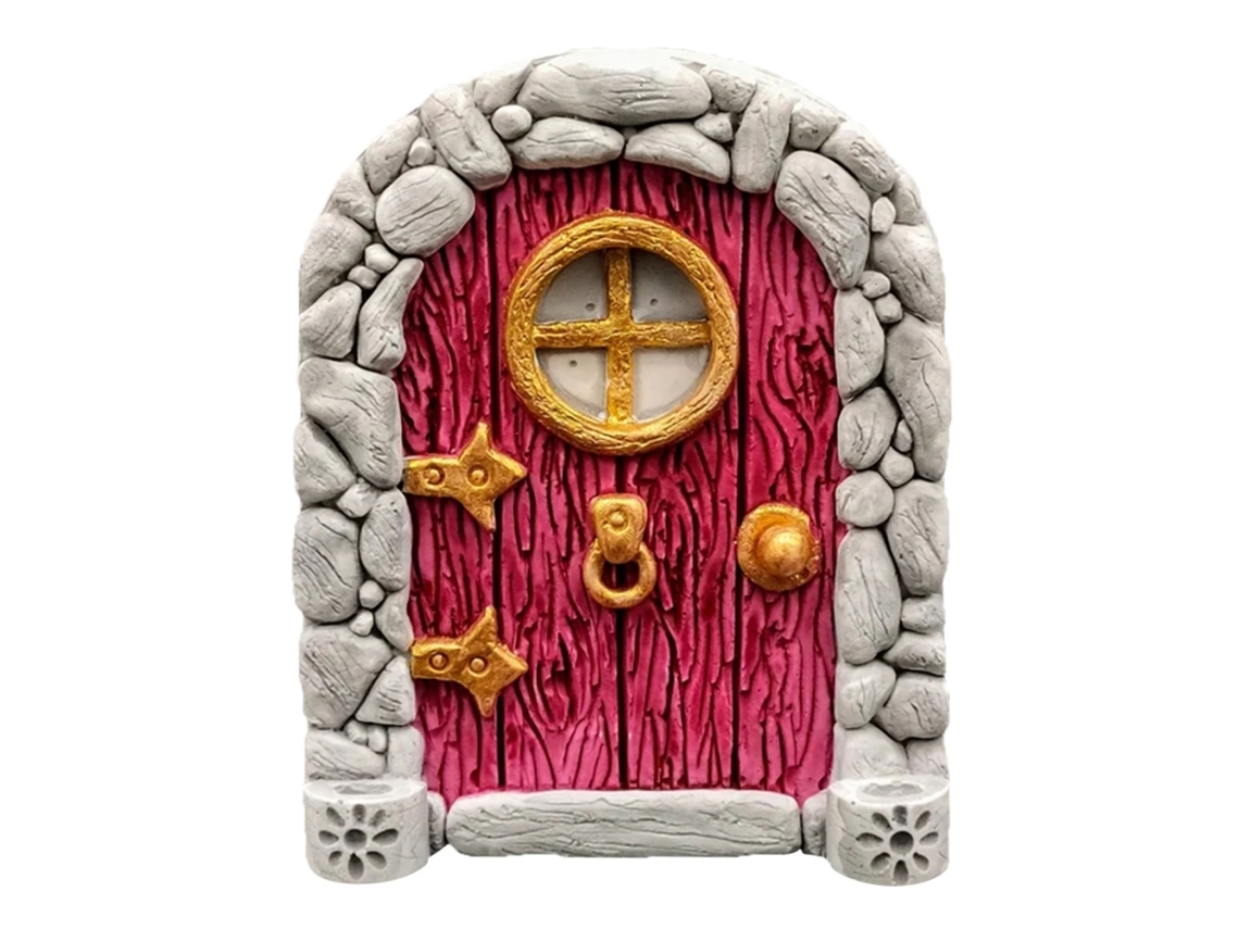 Puerta De Hadas Para Árboles En Miniatura, Decoración De Jardín Encantado, Decoración Exterior Infantil