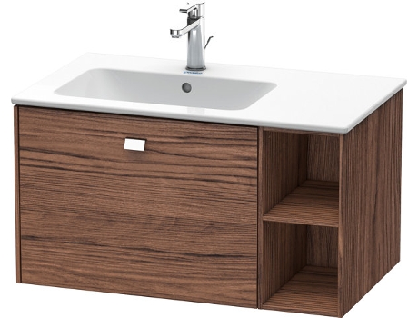 Neceser de pared DURAVIT Brioso 82,0 x 47,9 cm 1 extraíble estantería lateral lavabo a la izquierda para lavabo ME by Starck 234583