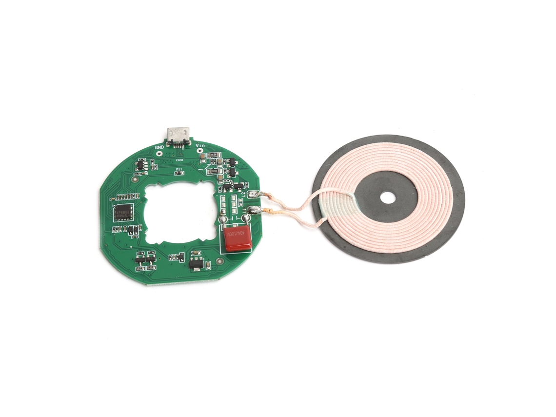 Módulo De Carga Inalámbrica Rápida Qi De 10 W, Transmisor, Placa De Circuito Impreso Pcba, Bobina, Bricolaje