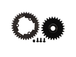 Engranaje Cónico Rc 35t Acero Resistente Al Desgaste M1.5 Conjunto Piñón Para Traxxas 1/5 6s 26t