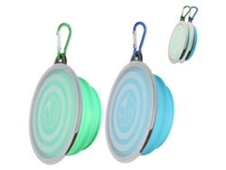 Paquete De Dos Cuencos Plegables Con Tapa, Cuencos De Agua Plegables Portátiles, Cuencos Para Mascotas, Adecuados Para Paseos.