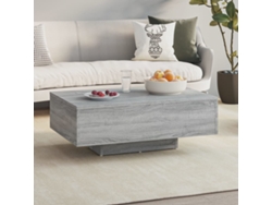 Mesa de Centro de Apoyo 85X55X31 Cm Derivados de Madera Gris Sonoma